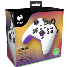 Microsoft PDP Kinetic White Wired Controller for Xbox One & Xbox Series X (Codes Redeemed) [In Box/Case Complete]